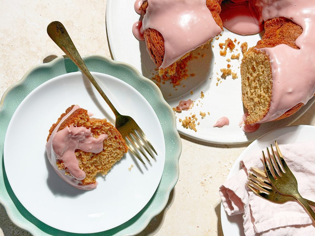 rose cardamom cake herbs and kettles