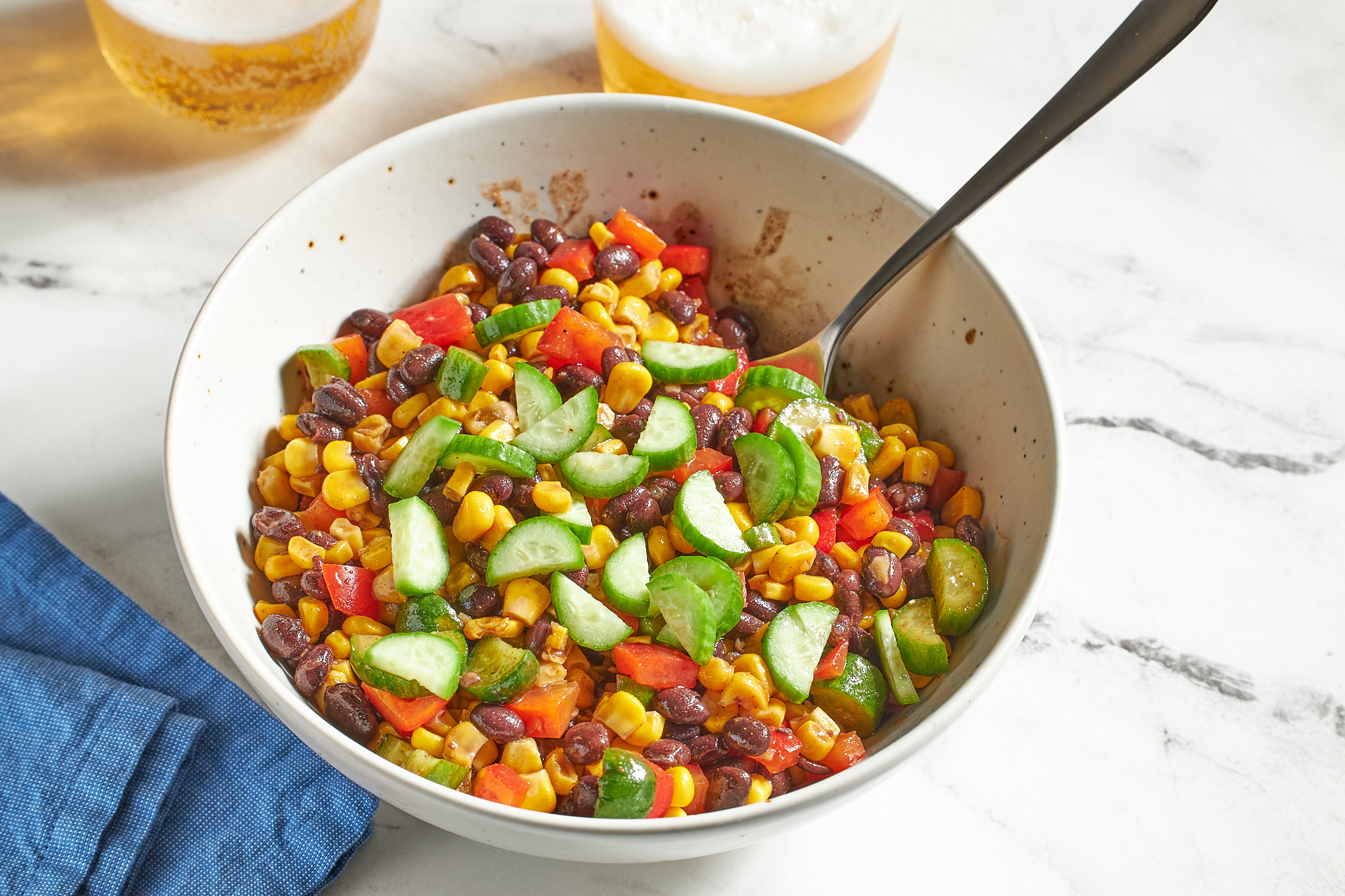 taco dense bean salad recipe